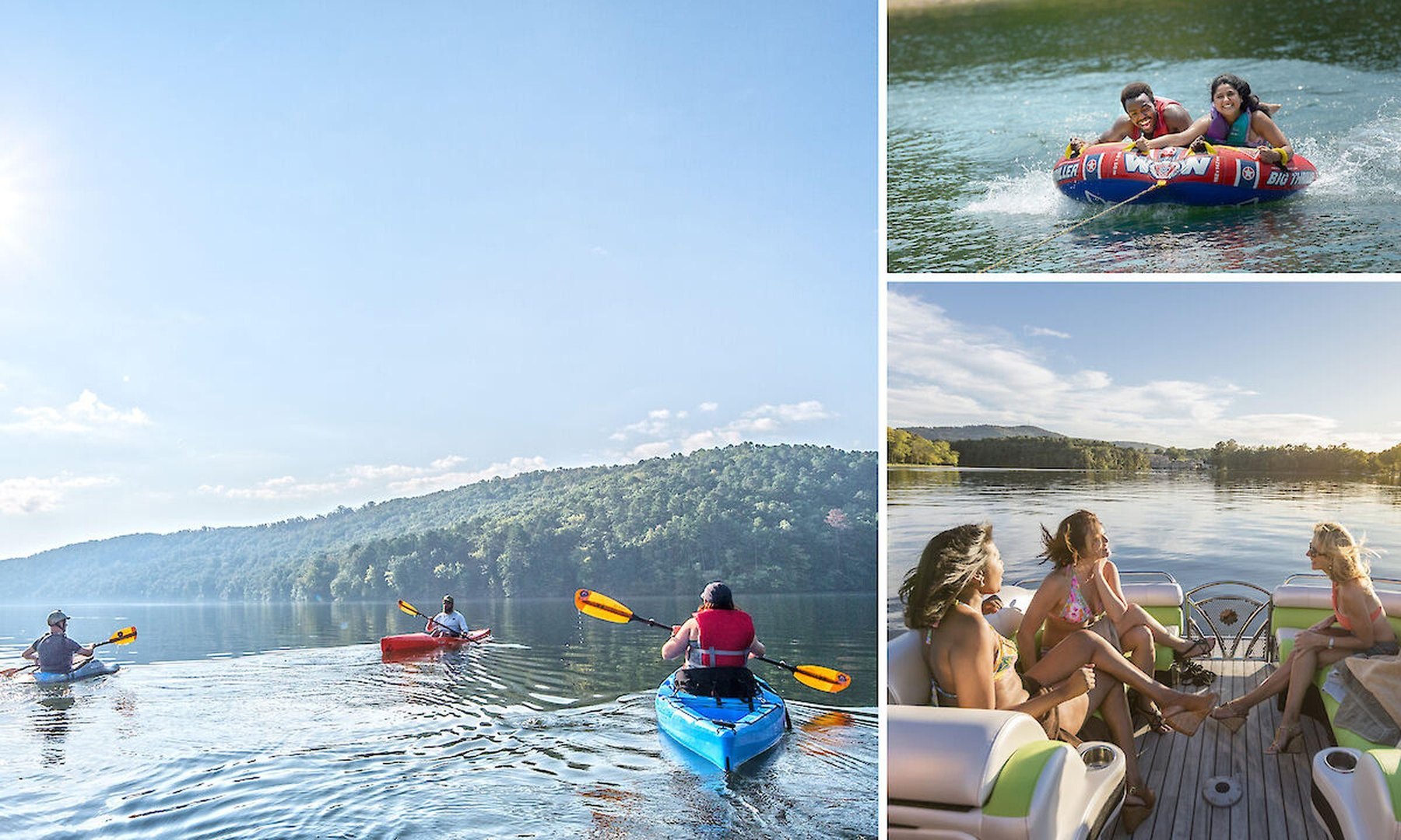Tubing and kayaking