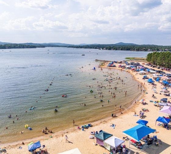 Lake beach